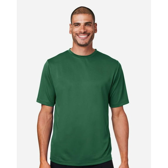 Team 365 TT15 Men's Zone Performance Mesh T-Shirt-Sport Dark Green-XS