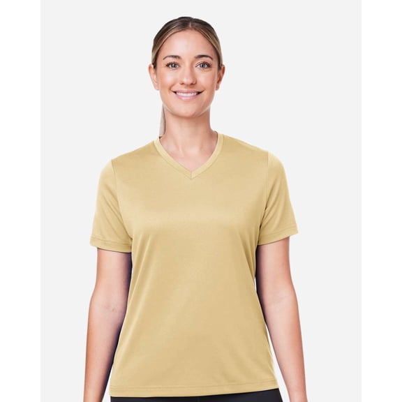 Team 365 TT15W Women's Zone Performance Mesh T-Shirt-SPORT VEGAS GOLD-XL
