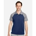 thumbnail image 1 of Team 365 TT21C Men's Command Snag-Protection Colorblock Polo-Sport Dark Navy Heather/ Sport Graphite-S, 1 of 6