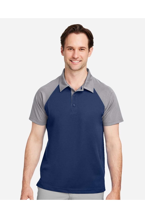 TT21C Men's Command Snag-Protection Colorblock Polo-Sport Dark Navy Heather/ Sport Graphite-S