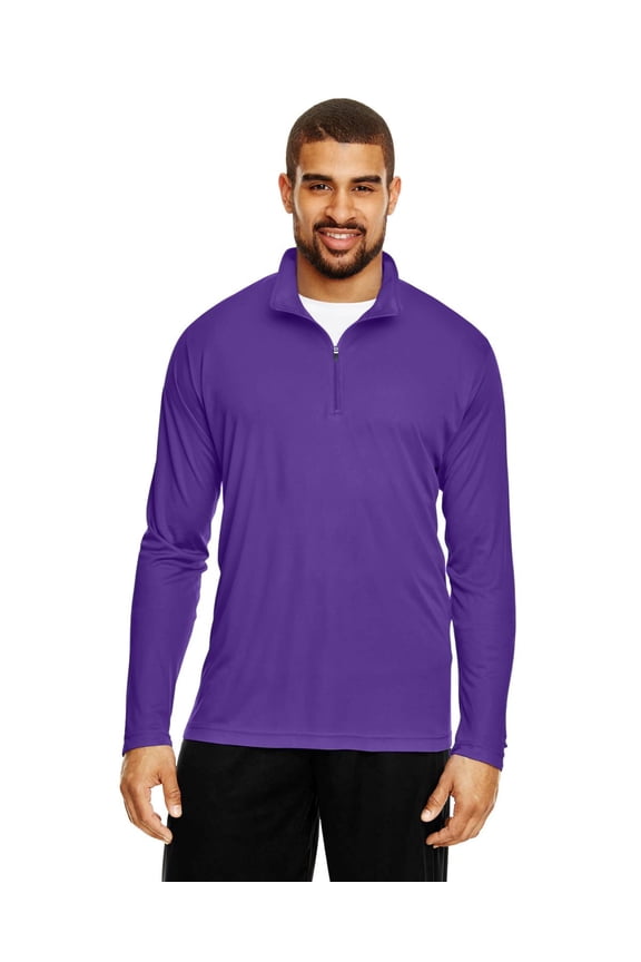 TT31 Men's Zone Performance Quarter-Zip Pullover-Sport Purple-2XL