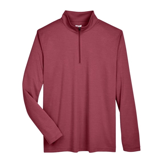 Team 365 TT31H Men'S Zone Sonic Heather Performance Quarter-Zip (2 PACK)