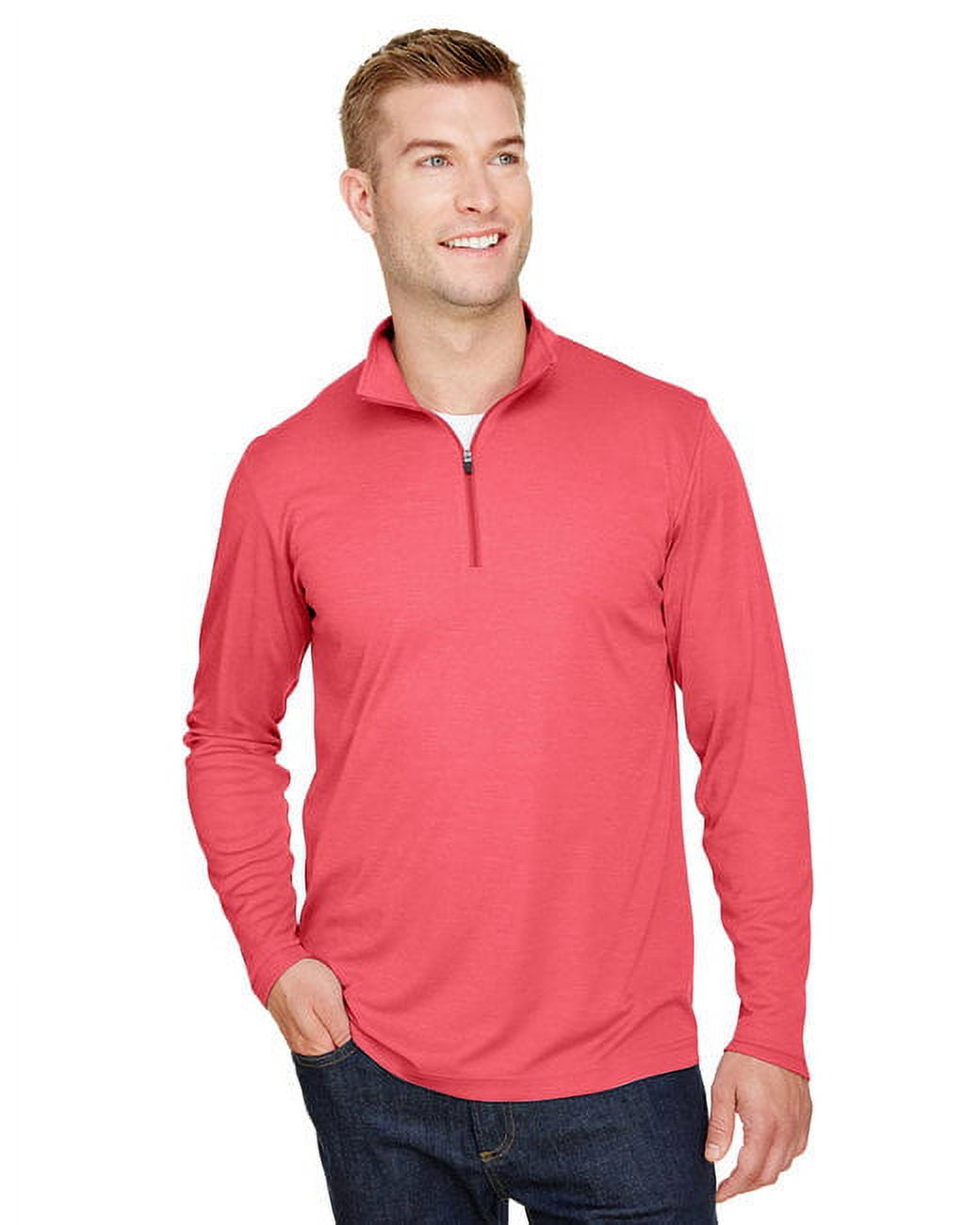 Team 365 Men's Zone Sonic Heather Performance Quarter-Zip - TT31H