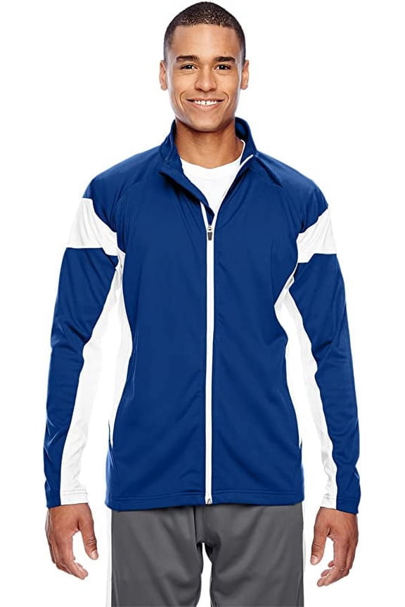 TT34 Men's Elite Performance Full-Zip Sport Royal White XL