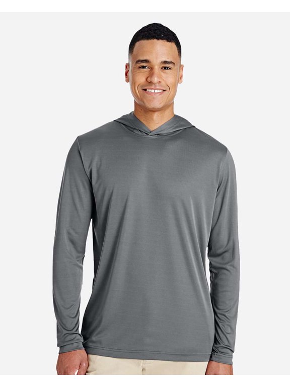 TT41 Men's Zone Performance Hooded T-Shirt-Sport Graphite-M