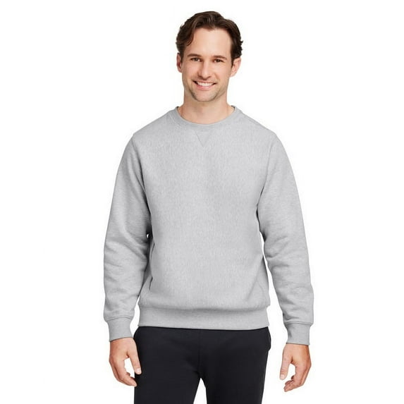 Team 365 TT98 Unisex Zone HydroSport Heavyweight Sweatshirt-Athletic Heather-XS