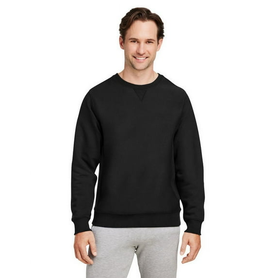 Team 365 TT98 Unisex Zone HydroSport Heavyweight Sweatshirt-Black-2XL