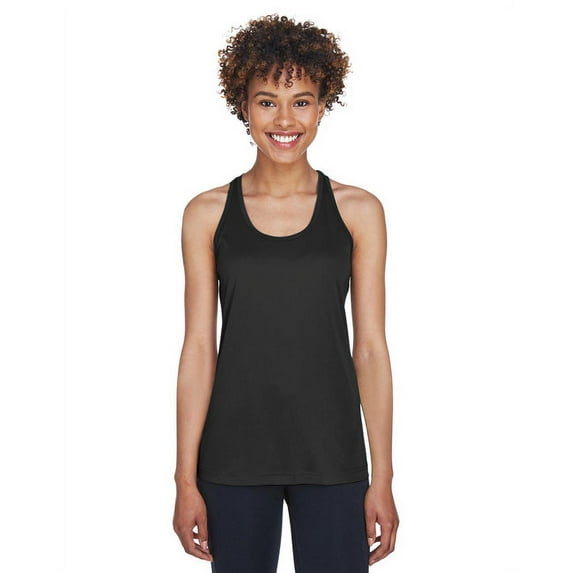 Team 365, The Ladies' Zone Performance Racerback Tank - BLACK - XS