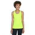 thumbnail image 1 of Team 365, The Ladies' Zone Performance Racerback Tank - SAFETY YELLOW - L, 1 of 4
