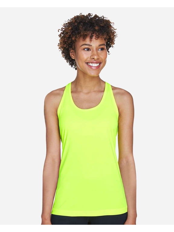 TT11WRC Women's Zone Performance Racerback Tank-Safety Yellow-S