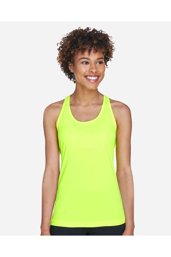 TT11WRC Women's Zone Performance Racerback Tank-Safety Yellow-S