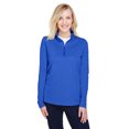thumbnail image 1 of Team 365, The Ladies' Zone Sonic Heather Performance Quarter-Zip - SP ROYAL HEATHER - XS, 1 of 2