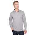 thumbnail image 1 of Team 365, The Men's Zone Sonic Heather Performance Quarter-Zip - ATHLETIC HEATHER - M, 1 of 2