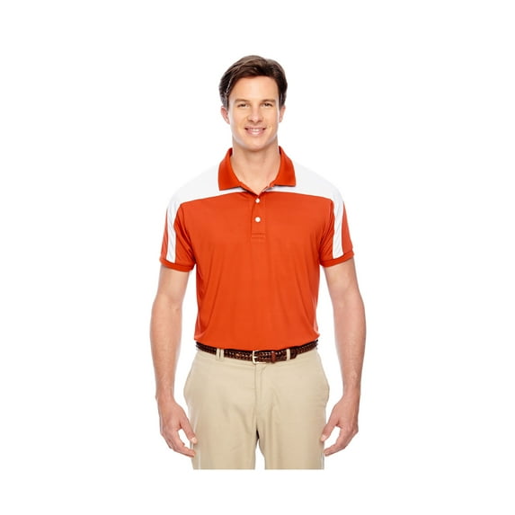TT22 Team 365 Men's Victor Performance Polo, M, SPORT ORANGE