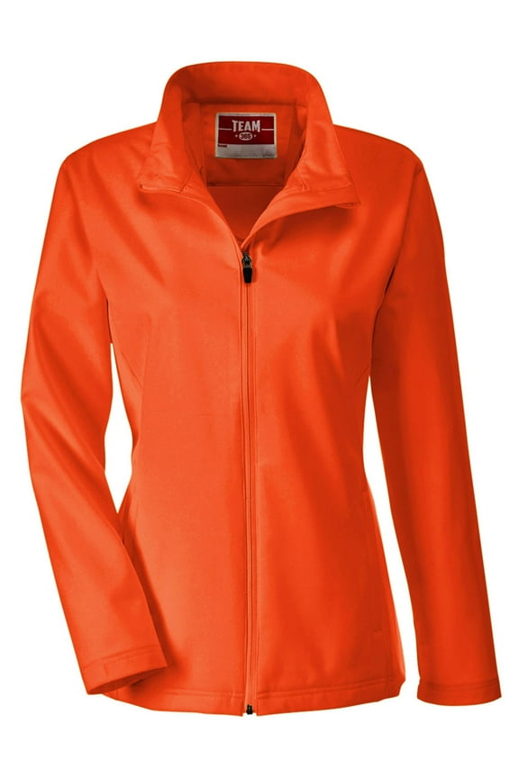 Womens Leader Soft Shell Jacket, Sport Orange, Large, Style, TT80W