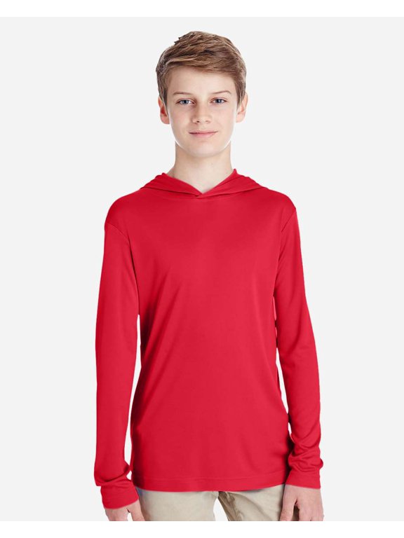 Youth Zone Performance Hoodie - SPORT RED - M
