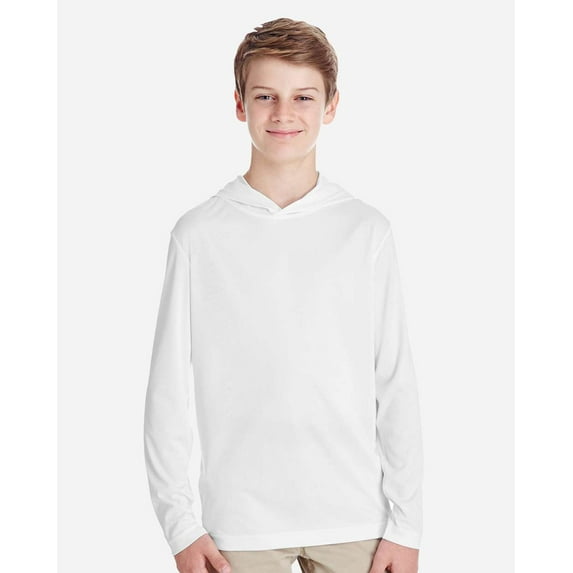 Team 365 Youth Zone Performance Hoodie XL WHITE