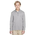 thumbnail image 1 of Team 365 TT31HY Youth Zone Sonic Heather Performance Quarter-Zip Pullolver-Athletic Heather-L, 1 of 3
