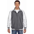 thumbnail image 1 of Team 365 mens Championship Jacket (TT74) Sport Graphite 2XL, 1 of 2