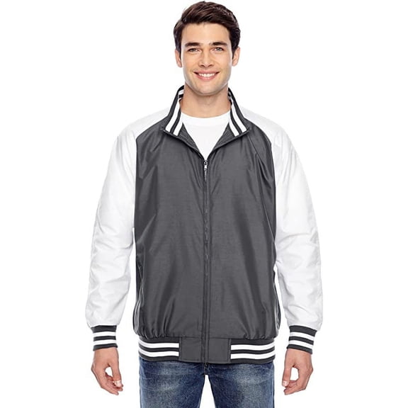 Team 365 mens Championship Jacket (TT74) Sport Graphite - XL