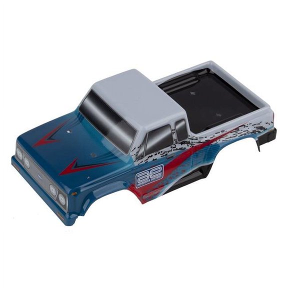 Team Associated ASC21445 CR28 Body Car Toys, Red, White & Blue