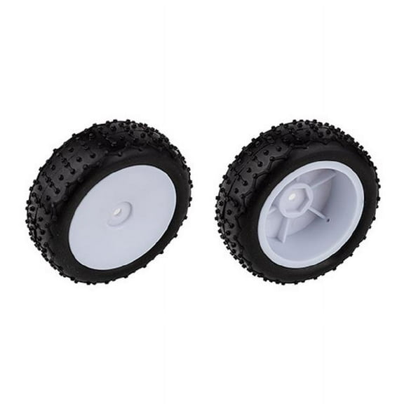 Team Associated ASC21595 Reflex 14 Mini Pin Tires on Narrow Wheels, White