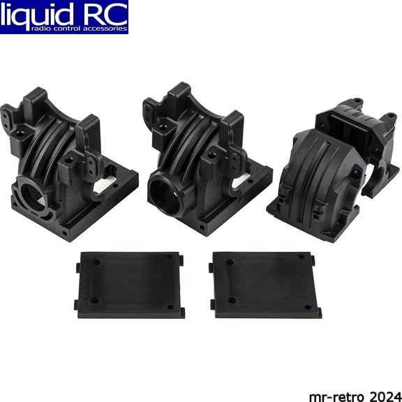 Associated 25908 RIVAL MT8 Front and Rear Gearbox Set
