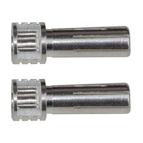 Associated 27392 Grip Bullets 5mm X 14mm Connectors Silver 2
