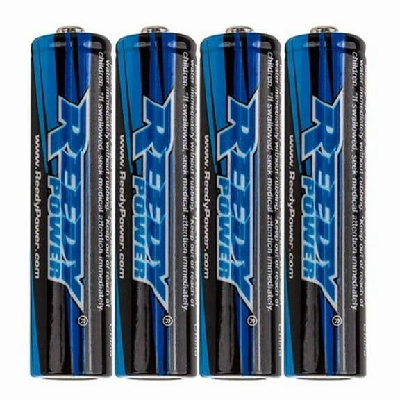 Team Associated ASC27398 Reedy AAA 800mAh 1.2V NiMH Rechargeable Batteries - Pack of 4