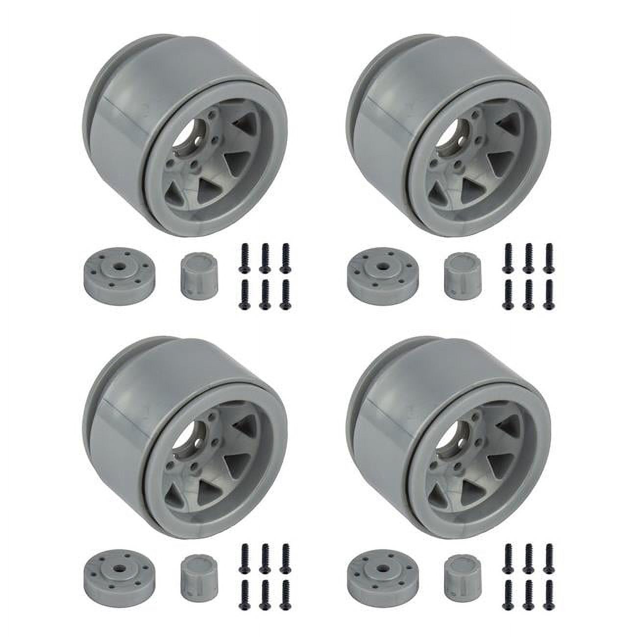 Team Associated ASC42110 1.55 in. Enduro Trigon Wheels, Silver ...
