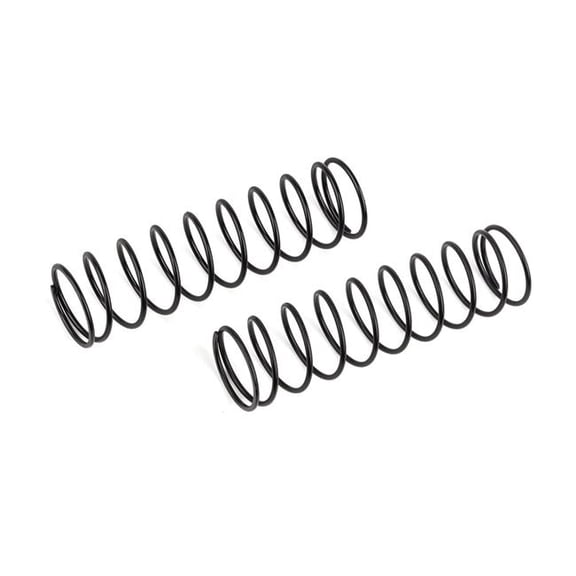 Team Associated ASC81664 16 mm L83 x 10.25T x 1.5D Black Rear Springs with 3.50 lbs- in.