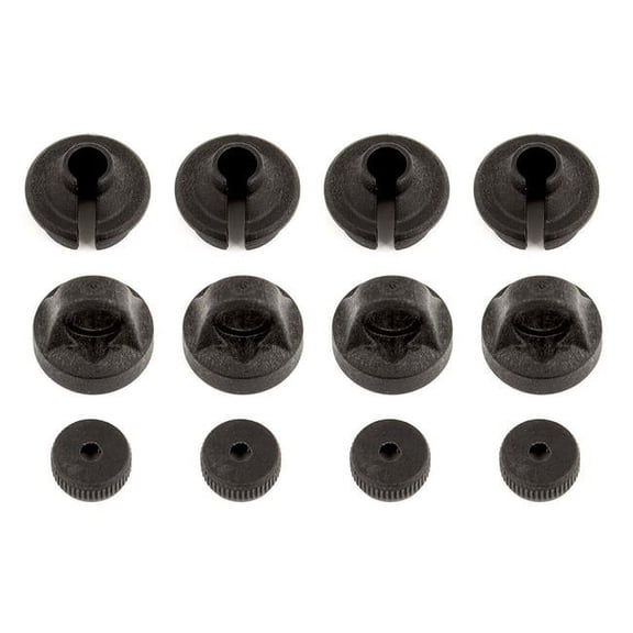 Associated 91454 ASC91454 Shock Caps and Spring Cups:ProSC10 Trophy Ref DB10