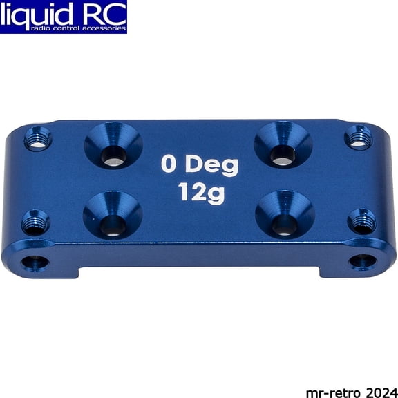 Team Associated RC10B6.4 Front Bulkhead blue aluminum ASC91987 Electric Car/Truck Option Parts