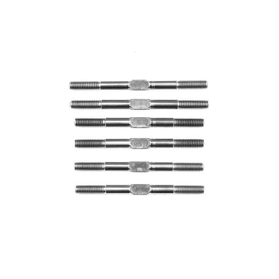 Team Associated ASC92558 FT Titanium Turnbuckle Set for RC10B84, Silver