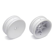 Associated 9690 Buggy Front Hex Wheels 2.2 in/12 mm white