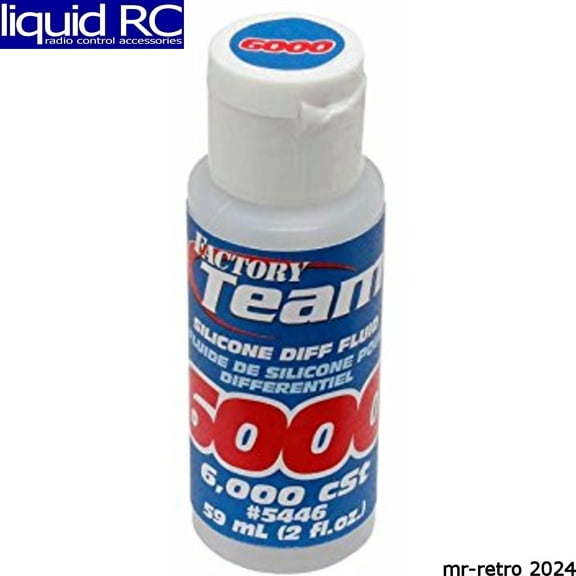 Team Associated FT Silicone Diff Fluid 6000 cSt ASC5446 Electric Car/Truck Option Parts