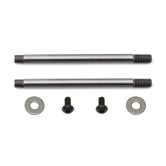 Team Associated Ft 3X23 Shock Shaft V2, Chrome