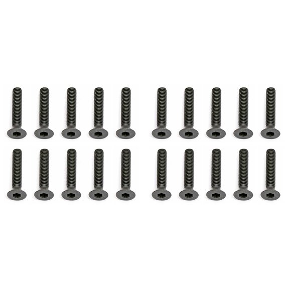 Team Associated M3x16mm Flat Head Hex Screw MGT ASC25204 Gas Car/Truck Replacement Parts