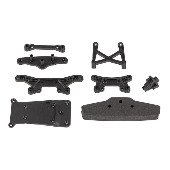 Team Associated Reflex 14R Shock Towers Bumper & Skid Plate Set ASC21573 Electric Car/Truck Option Parts