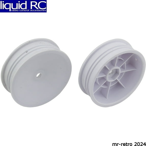 Associated 91757 2WD Slim Front Wheels 2.2 12mm hex white