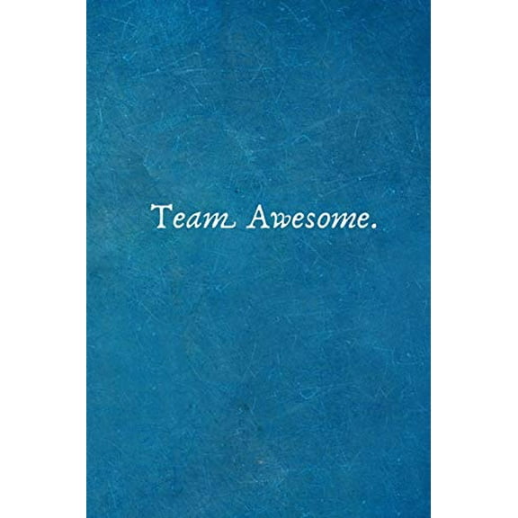 Pre-Owned Team Awesome.: Appreciation Gifts for Employees - Team .- Lined Blank Notebook Journal Paperback