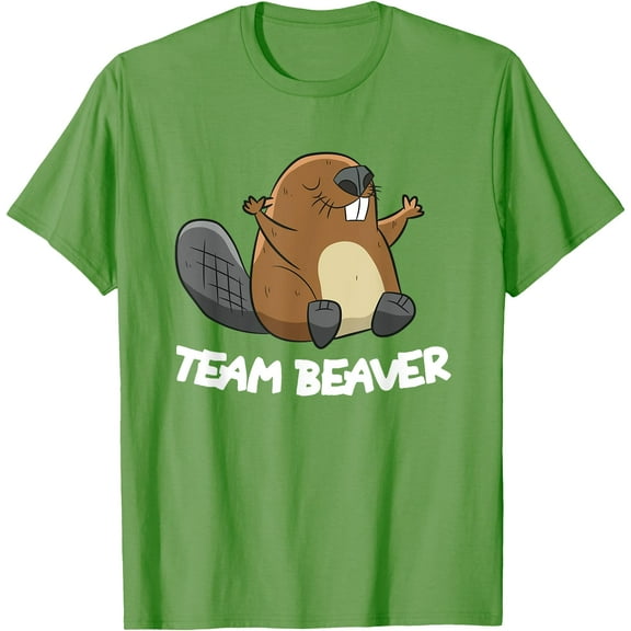 Team Beaver Funny Unisex T-Shirt for Men Women Kids Toddler