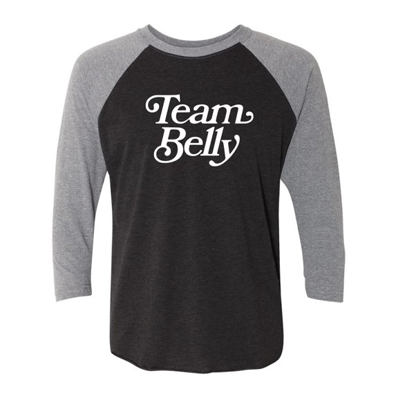 Team Belly Unisex 3/4 Sleeve Baseball Raglan Tee
