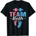 thumbnail image 1 of Team Both Design for a Gender Reveal Parents T-Shirt, 1 of 4