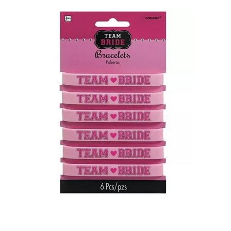 Team Bride Multipack Rubber Bracelets - Jewelry - 6 Pieces