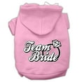 thumbnail image 1 of Team Bride Screen Print Pet Hoodies, Light Pink - Extra Large 16, 1 of 1