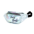 thumbnail image 1 of Team Bride Silver Holographic Metallic Fanny Pack, 1 of 2