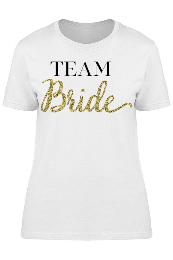Team Bride W/Cool Letters Tee Women's -Image by Shutterstock