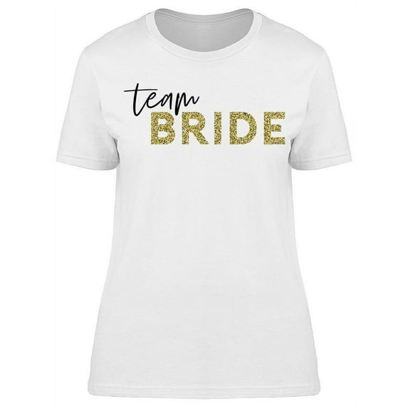 Team Bride With Glitch Tee Women's -Image by Shutterstock