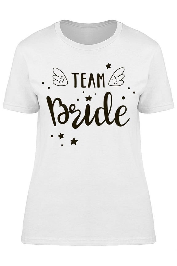 Team Bride, With Wings Tee Women's -Image by Shutterstock